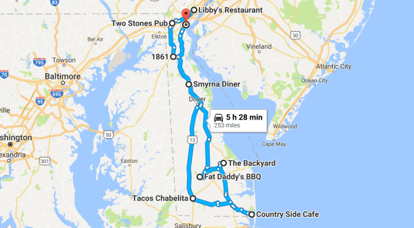 This Epic 3-Day Restaurant Road Trip In Delaware Will Make Your Mouth Explode