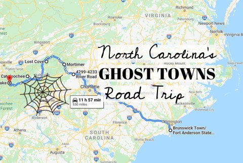 This Haunting Road Trip Through North Carolina's Ghost Towns Is One You Won't Forget