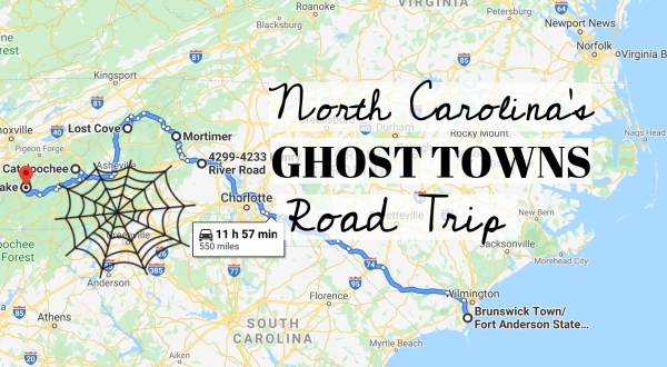 This Haunting Road Trip Through North Carolina’s Ghost Towns Is One You Won’t Forget