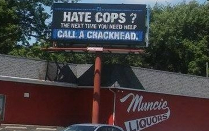 cop billboard