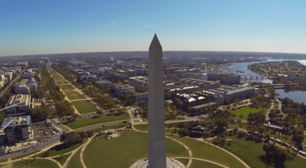 What This Drone Footage Caught In Washington DC Will Drop Your Jaw