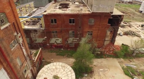 What This Drone Footage Captured At This Abandoned Factory Near Denver Is Truly Grim