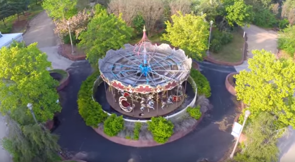 What This Drone Footage Captured At This Abandoned Missouri Theme Park Is Truly Grim