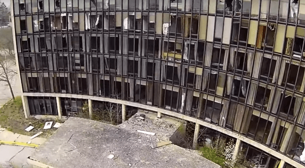 What This Drone Footage Captured At This Abandoned Indiana Hospital Is Truly Grim