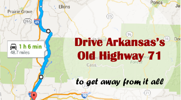 Take This Road To Nowhere In Arkansas To Get Away From It All