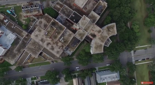 What This Drone Footage Captured At This Abandoned New Orleans Medical Center Is Truly Grim