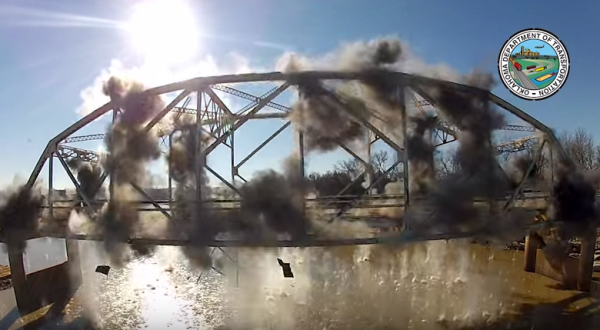 This Footage Of A Bridge Demolition In Oklahoma Will Blow Your Mind