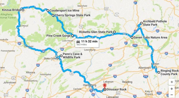 This Natural Wonders Road Trip Will Show You Pennsylvania Like You’ve Never Seen It Before