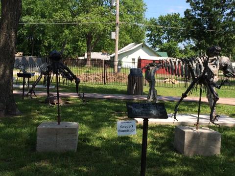 Erie Dinosaur Park In Kansas Is A True Hidden Gem