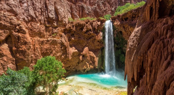 8 Grand Canyon Waterfalls In Arizona You Need To Hike To Right Now