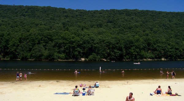 The Hidden Beach at Poe Valley State Park In Pennsylvania Will Make You Feel A Million Miles Away From It All