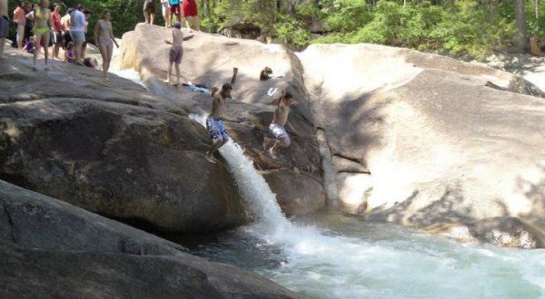 This Hidden Mountain Waterslide in New Hampshire Will Be Your New Favorite Summer Destination