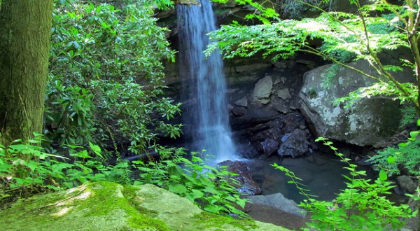 This Magical Waterfall Campground Near Pittsburgh Is Unforgettable 