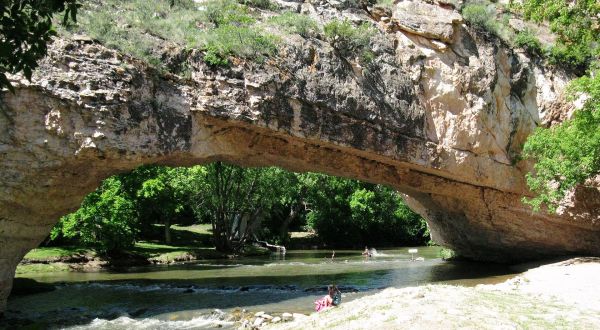 This Hidden Natural Bridge In Wyoming Will Take You A Million Miles Away From It All