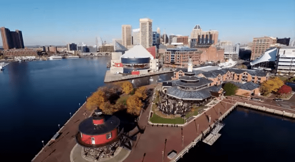 This Bird’s Eye View Of Baltimore Is Stunningly Beautiful