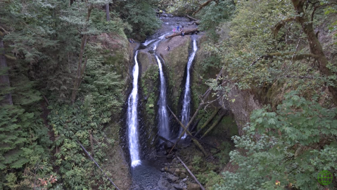 The Columbia River Gorge In Oregon Has More Waterfalls Than Anywhere Else In The Country