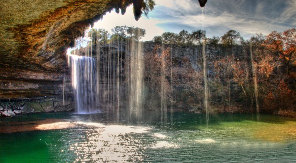 Walk Behind A Waterfall For A One-Of-A-Kind Experience Near Austin