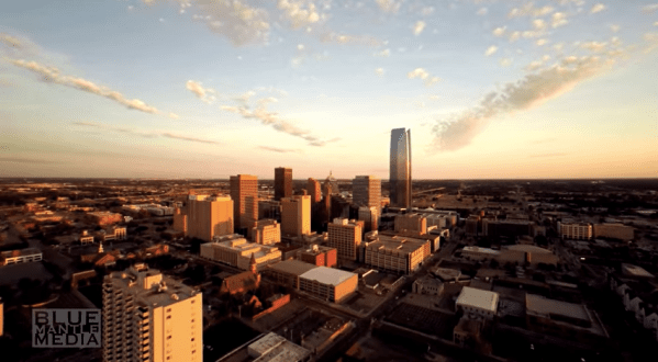 This Aerial Flyover Of Oklaholma City Is Absolutely Stunning