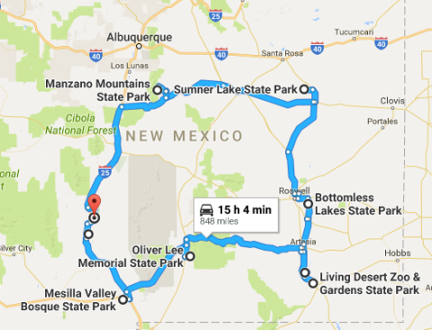 This Road Trip Through New Mexico's State Parks Is The Perfect Way To End Your Summer