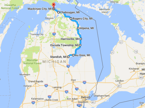 This Road Trip Along Michigan's Sunrise Coast Is Truly Marvelous