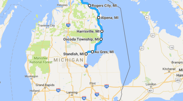 This Road Trip Along Michigan’s Sunrise Coast Is Truly Marvelous