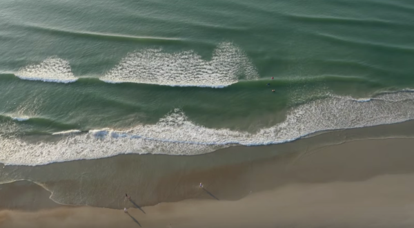 A Drone Flew Over The Crystal Coast In North Carolina And Captured Mesmerizing Footage