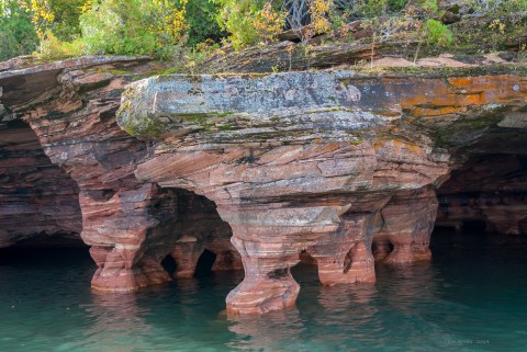 This Video Shows You Just How Amazing These Wisconsin Sea Caves Are