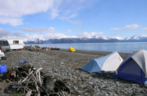 10 Spectacular Spots In Alaska Where You Can Camp Right On The Beach