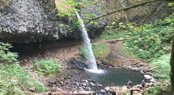 This Magical Waterfall Campground Near Portland Is Unforgettable