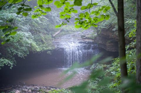 This Magical Waterfall Campground In Indiana Is Unforgettable