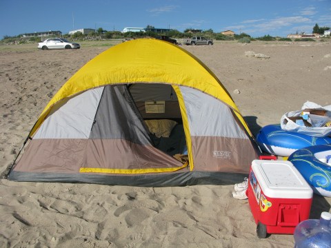 The One Spectacular Spot In New Mexico Where You Can Camp Right On The Beach