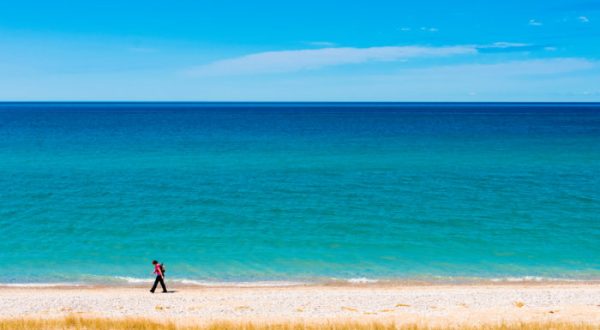 This One Destination Has The Absolute Bluest Water In Michigan