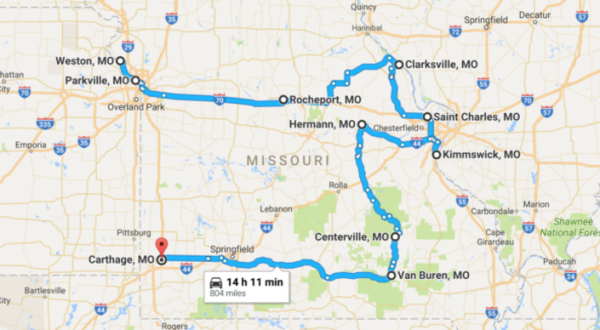 Take This Road Trip Through Missouri’s Most Picturesque Small Towns For A Charming Experience