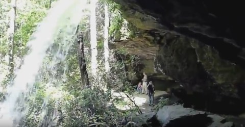 Walk Behind A Waterfall For A One-Of-A-Kind Experience In South Carolina