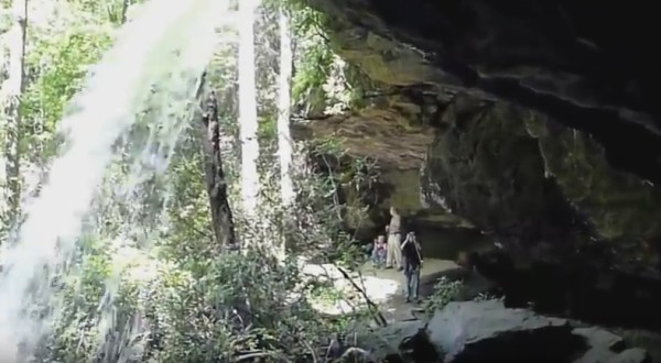Walk Behind A Waterfall For A One-Of-A-Kind Experience In South Carolina