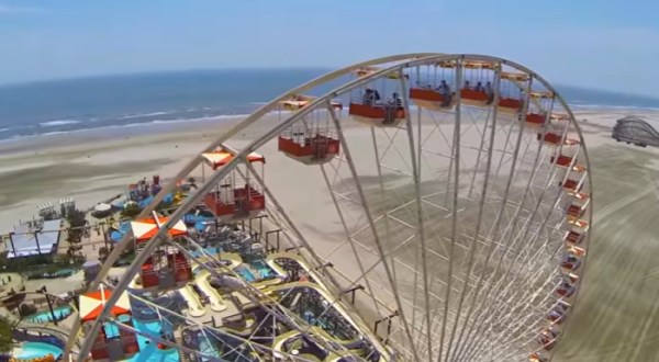 Enjoy Breakfast In The Sky On This Beachfront Ferris Wheel Along The Jersey Shore