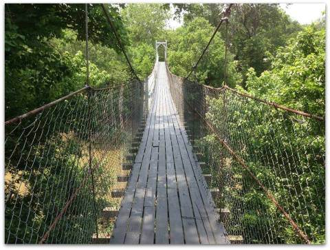 The Terrifying Swinging Bridge In Oklahoma That Will Make Your Stomach Drop