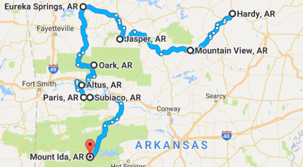 Take This Road Trip Through Arkansas’s Most Picturesque Small Towns For A Charming Experience