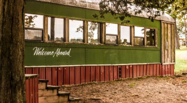 You’ll Never Forget An Overnight In This Retired Caboose In Oklahoma