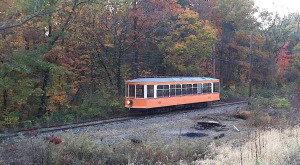 There’s A Lesser Known Trolley Ride At The Ohio Railway Museum That’s Downright Magical