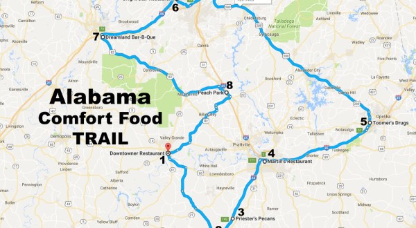 There’s A Comfort Food Trail In Alabama And It’s Everything You’ve Ever Dreamed Of