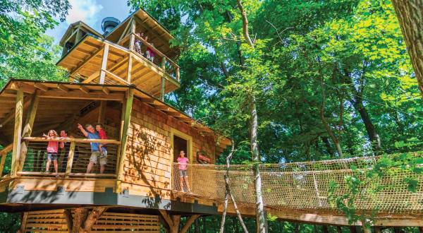 This Incredible Tree House In Indiana Is The Stuff Childhood Dreams Are Made Of