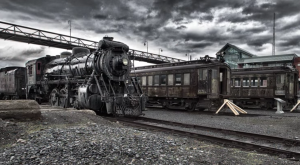There’s Something Truly Tragic About This Steam Train Graveyard In Pennsylvania