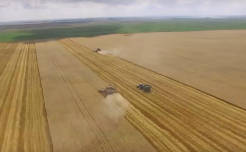A Drone Flew Over A Field In North Dakota And Captured Mesmerizing Footage