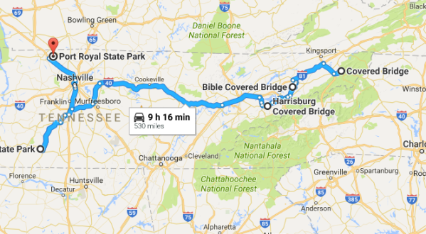 There’s A Covered Bridge Trail In Tennessee And It’s Everything You’ve Ever Dreamed Of