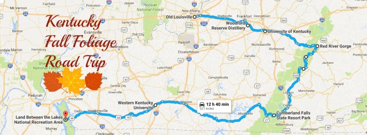 places to visit in kentucky in october
