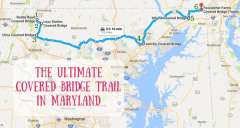 This Ultimate Covered Bridge Trail In Maryland Is Everything You've Ever Dreamed Of