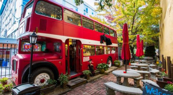 This Coffee Shop In North Carolina Used To Be A Double Decker Bus And You’ll Want To Visit