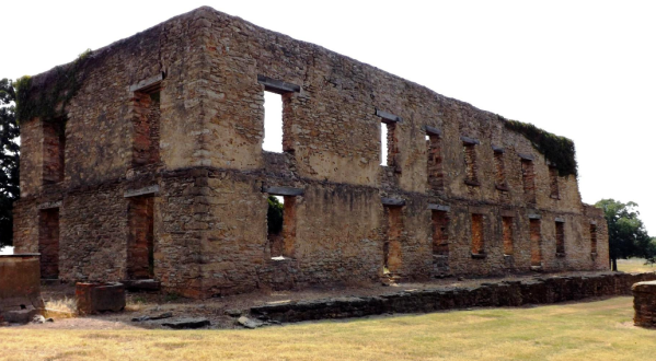 We Dare You To Visit The Ruins Of This Civil War Haunting Ground In Oklahoma