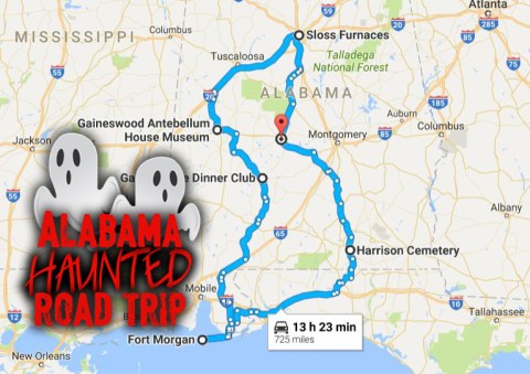 This Haunted Road Trip Will Lead You To The Scariest Places In Alabama